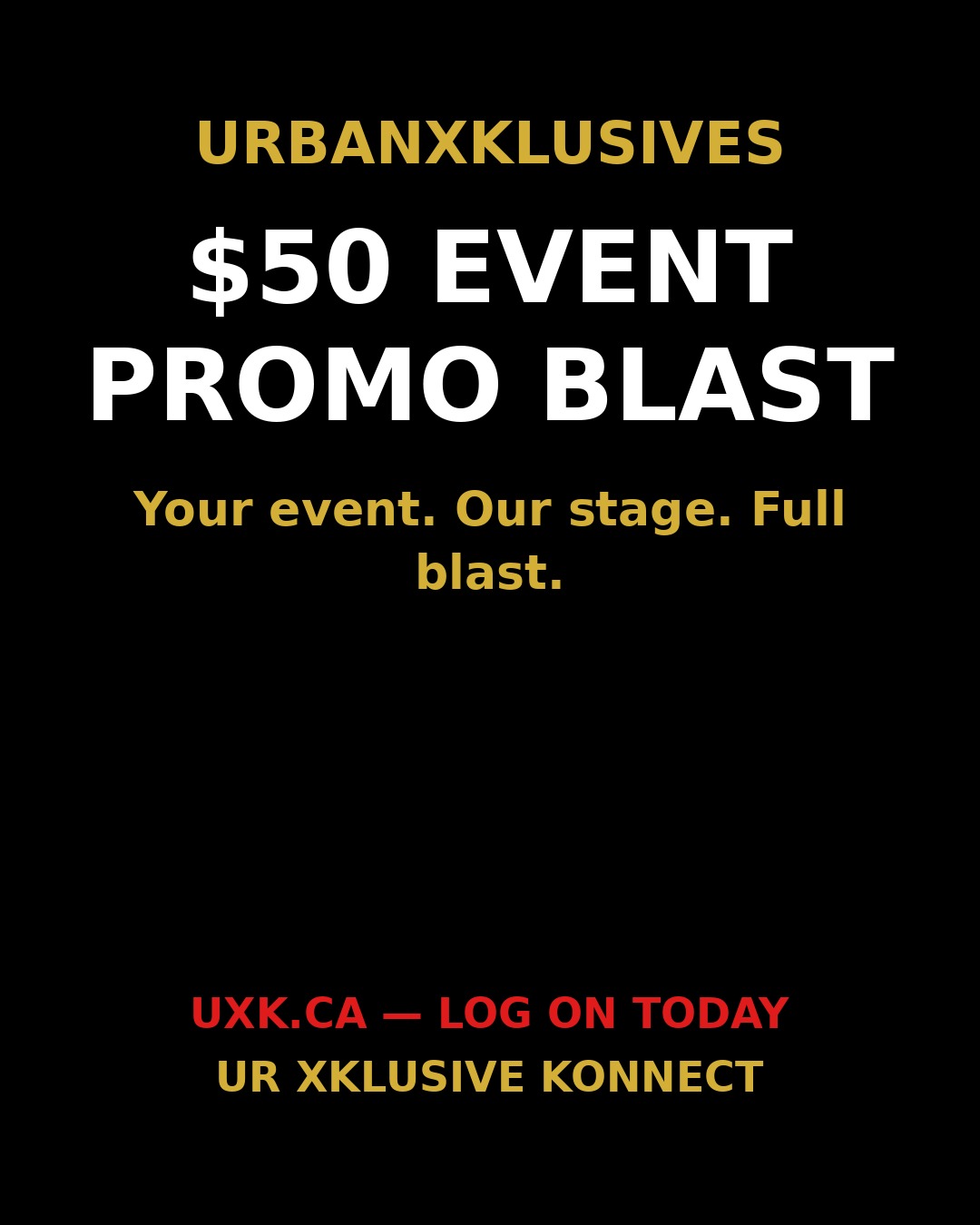 $50 Event Promo Blast gig card